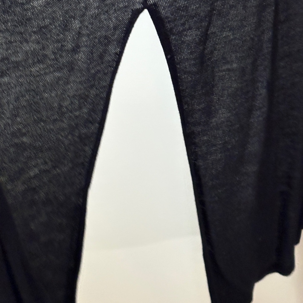 Mondetta Black Split-Hem Long Knit Cardigan - Picture 4 of 7